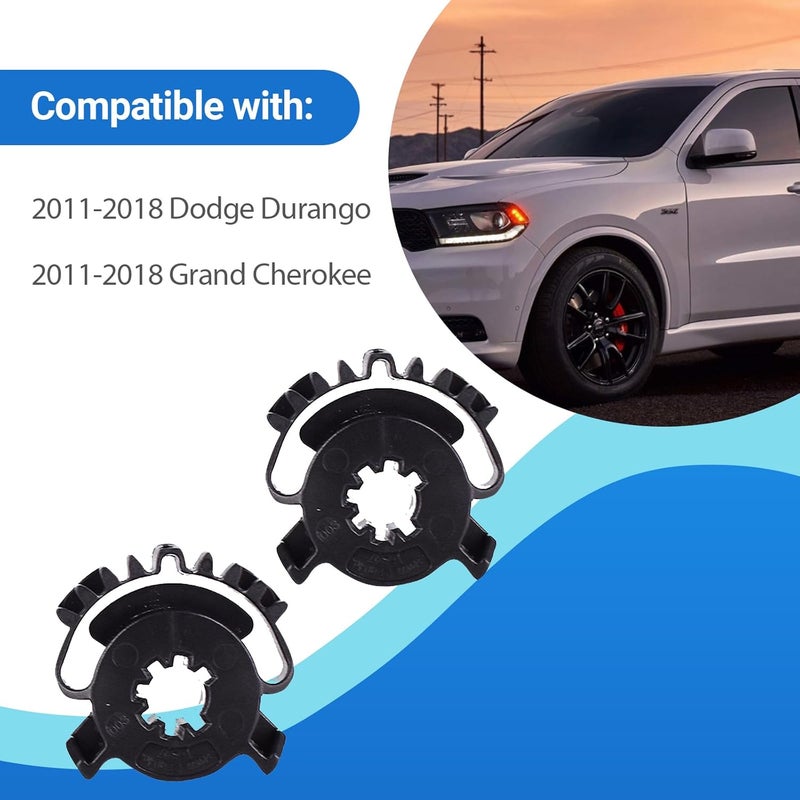 CULMKARI 2pcs HVAC Blend Door Actuator Gear Kit Fits for 2011-2018 Dodge Durango Jeep Grand Cherokee Replaces 68214880AA 926-133 22133 068214880AA - Image 2